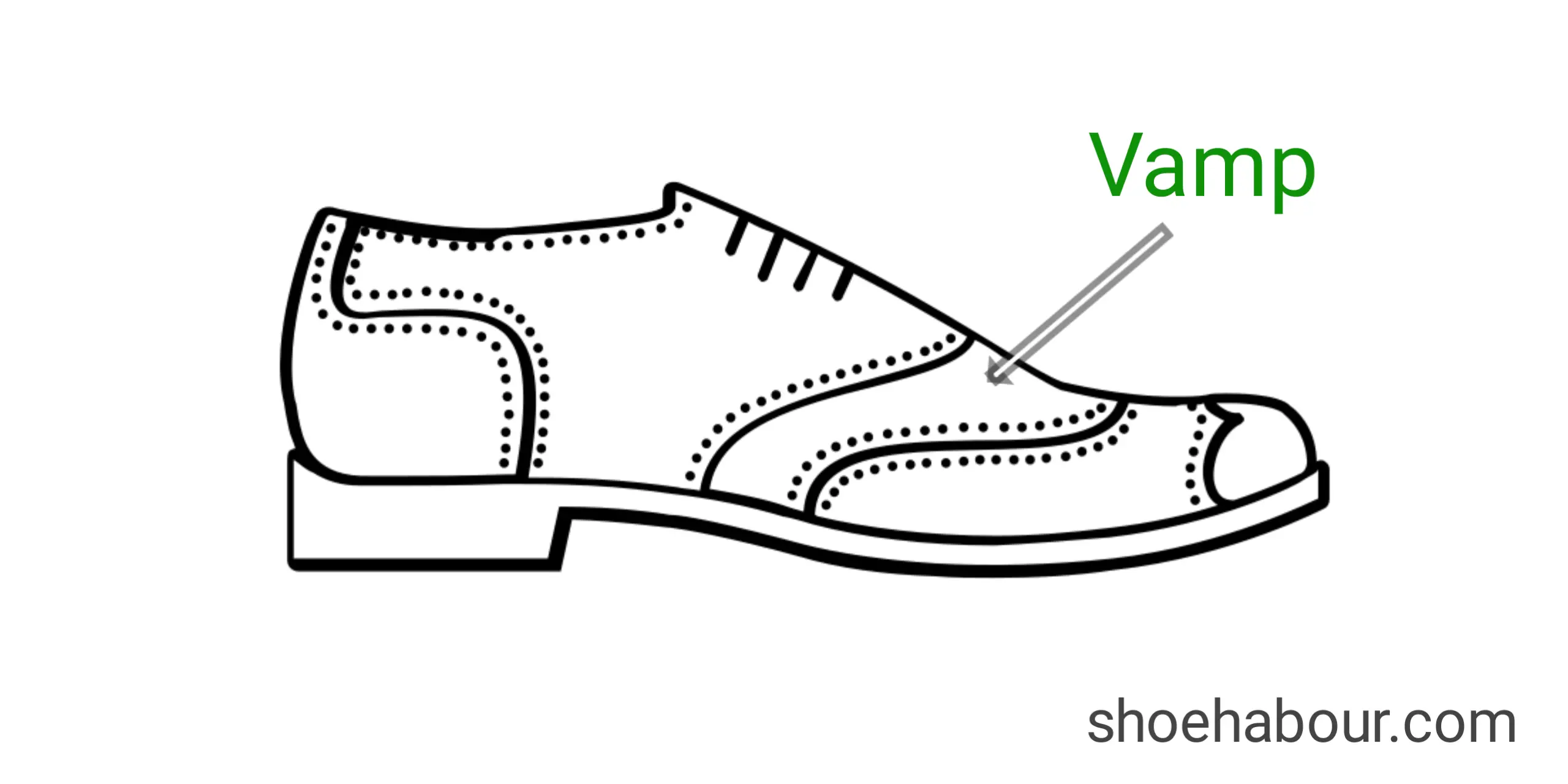 Vamp of a shoe