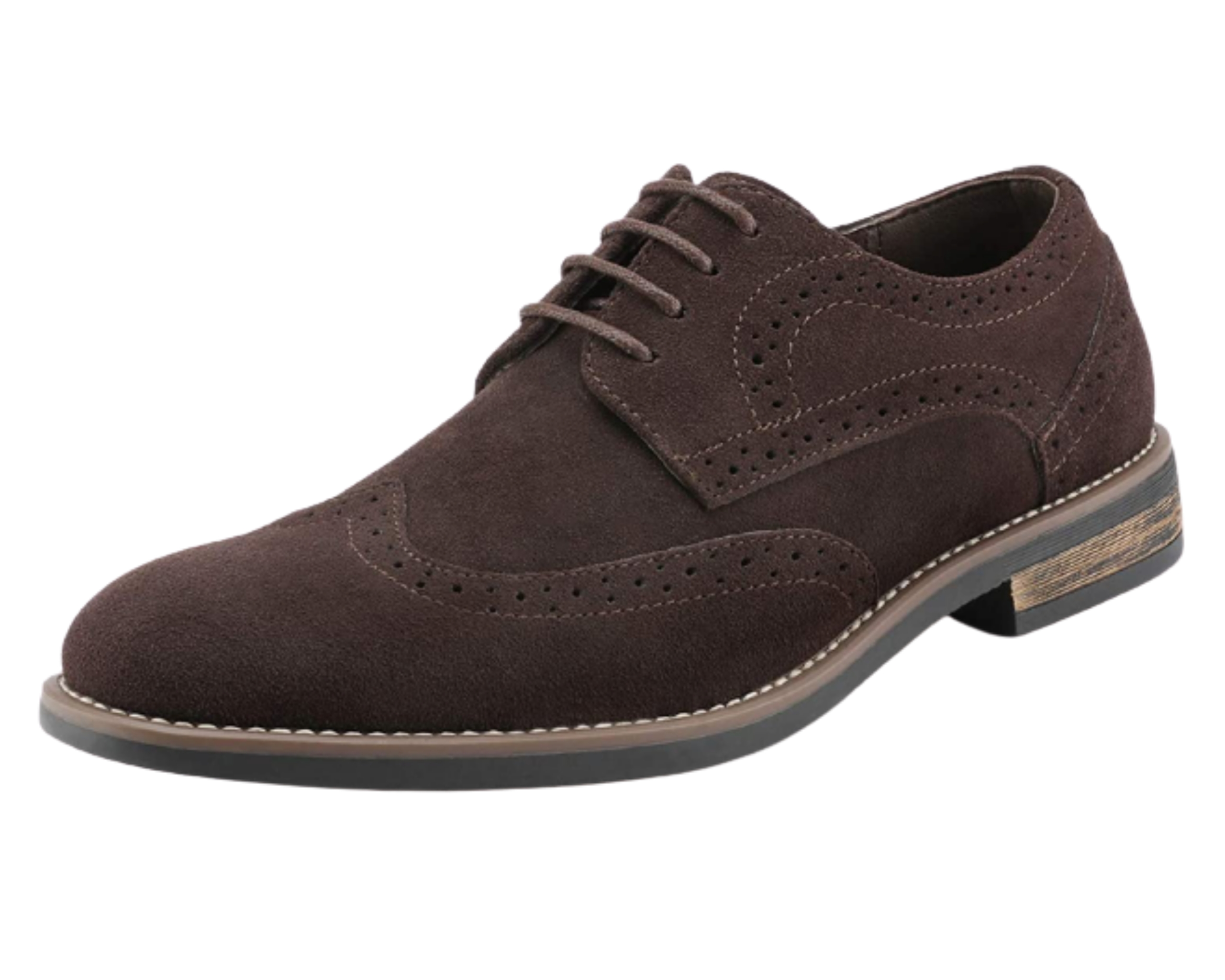Brown dress shoes for men