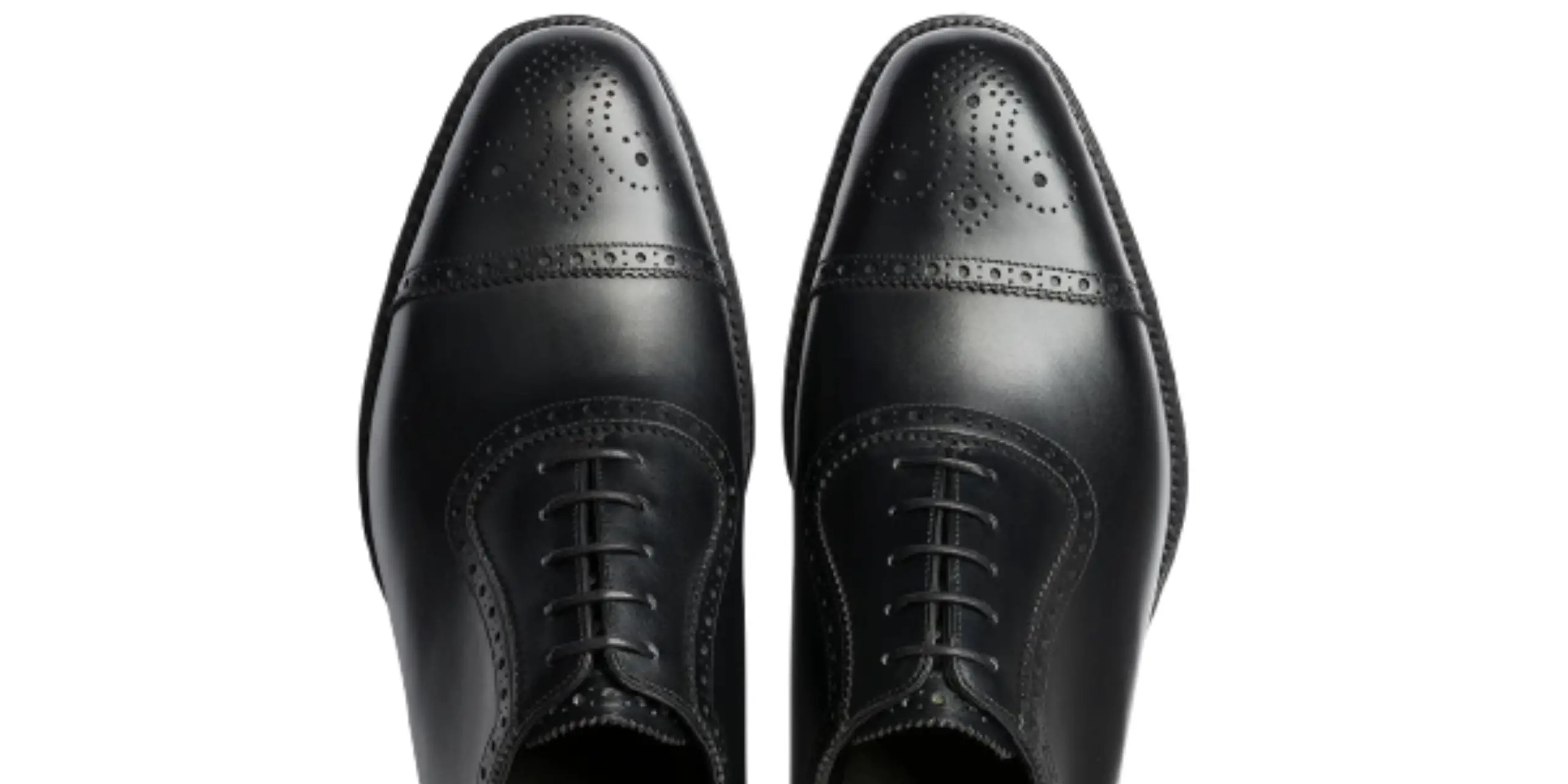 Semi Brogue — Types of Men's Formal Shoes