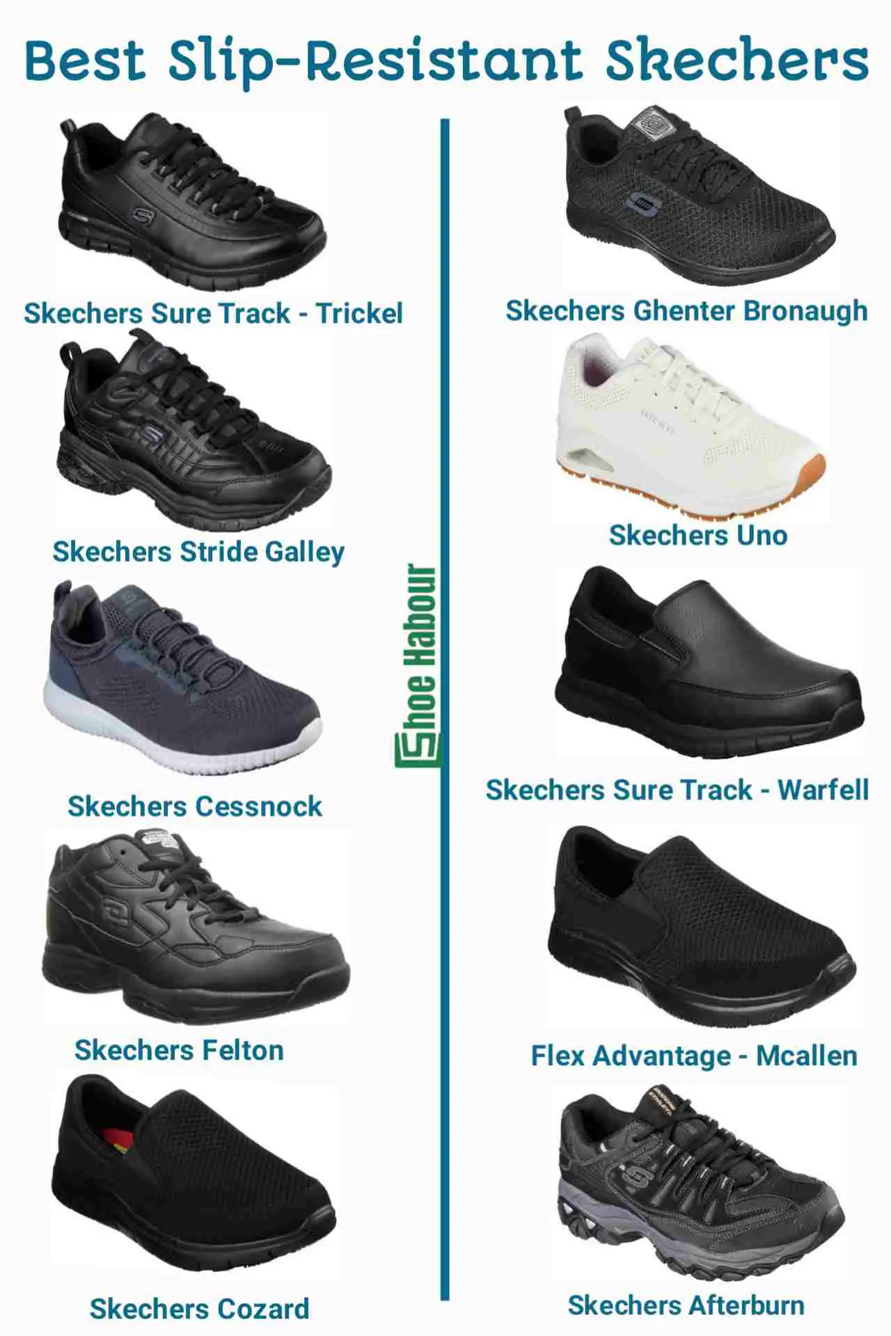Best slip-resistant Skechers for work
