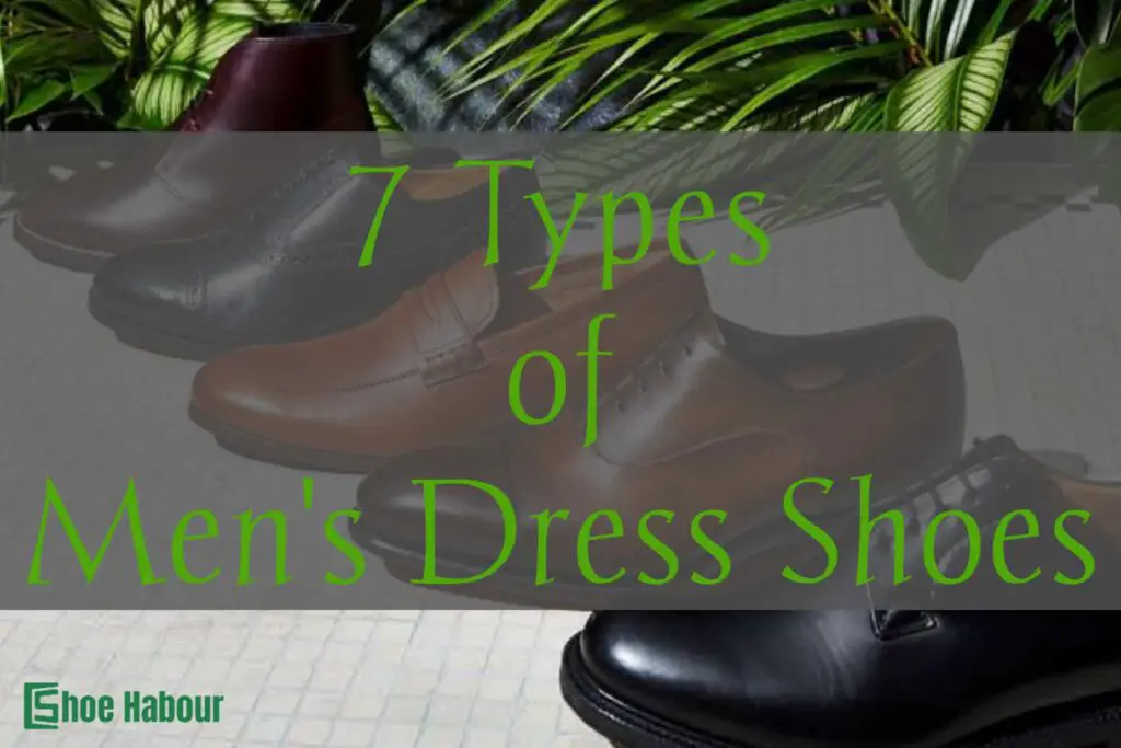 Types of men's dress shoes