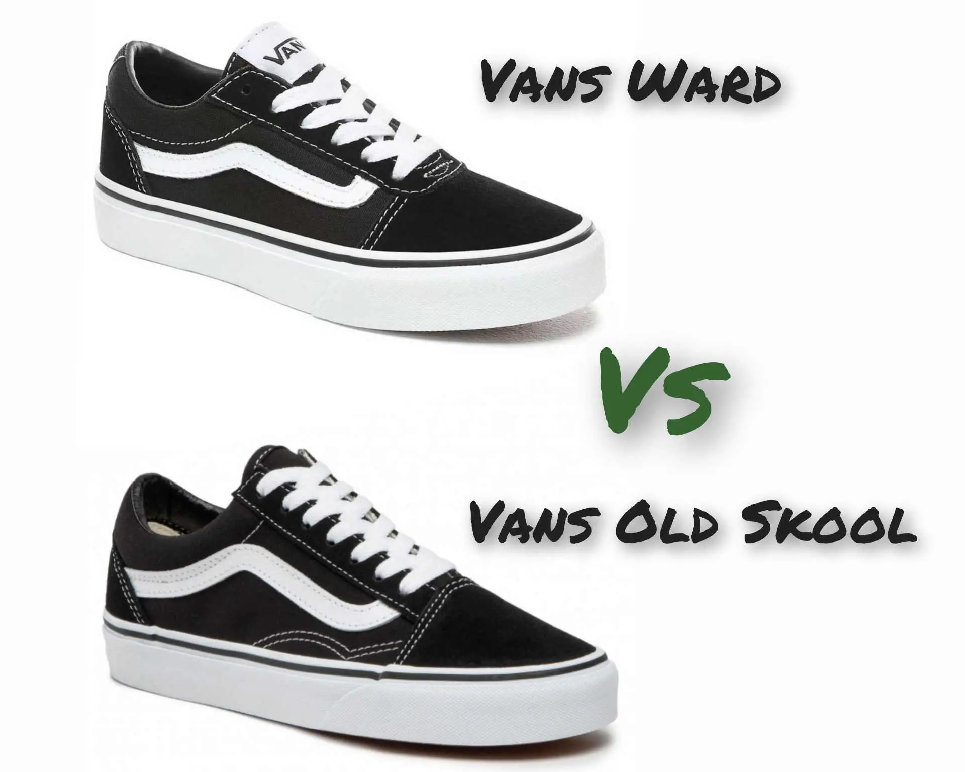 vans slip on vs old skool