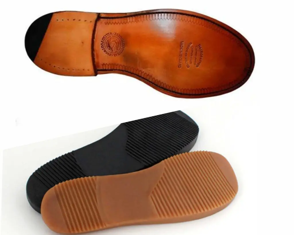 Leather sole vs rubber sole