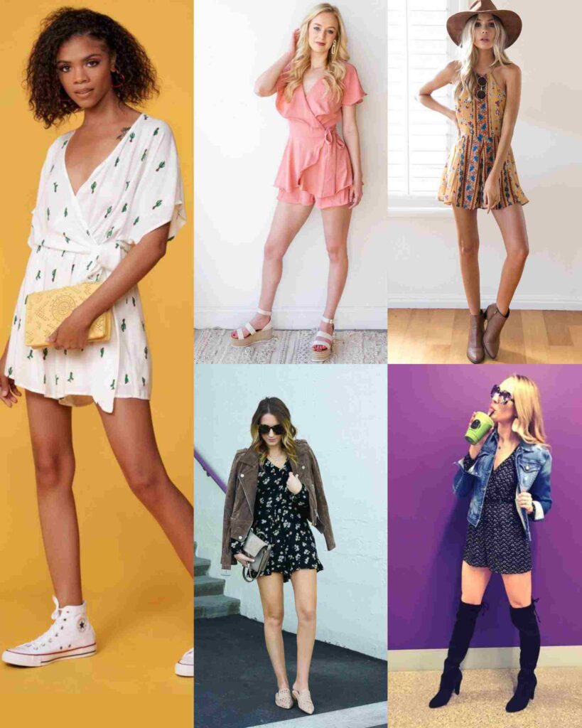 Shoes to wear with rompers