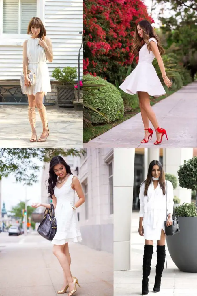 Shoes to wear with white dress