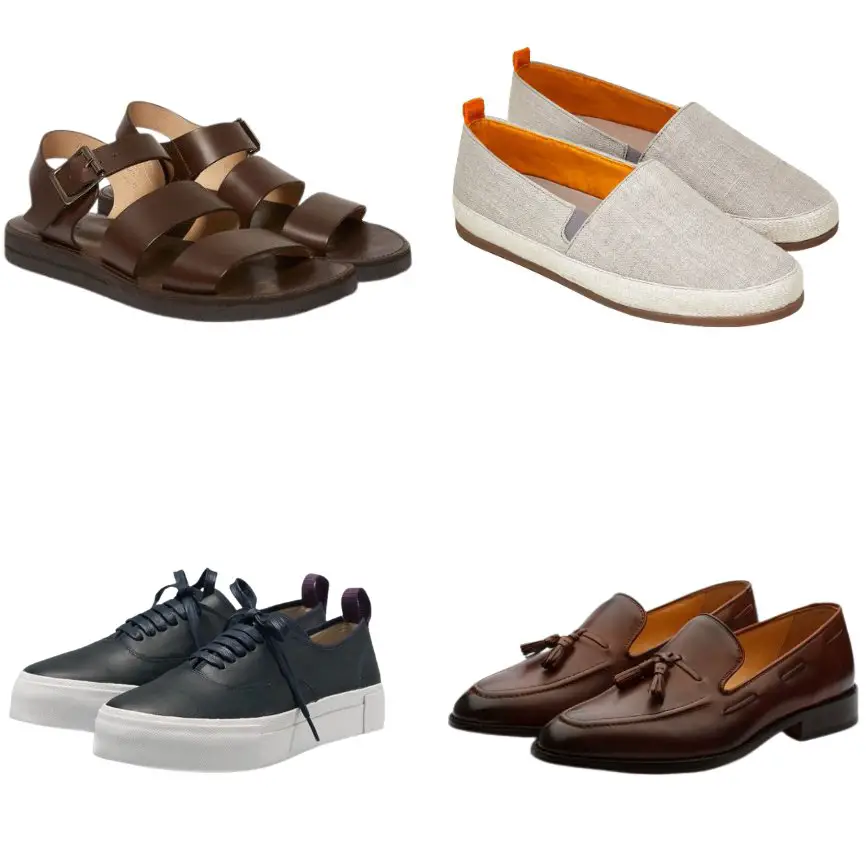 what shoes to wear with khaki and polo shirt