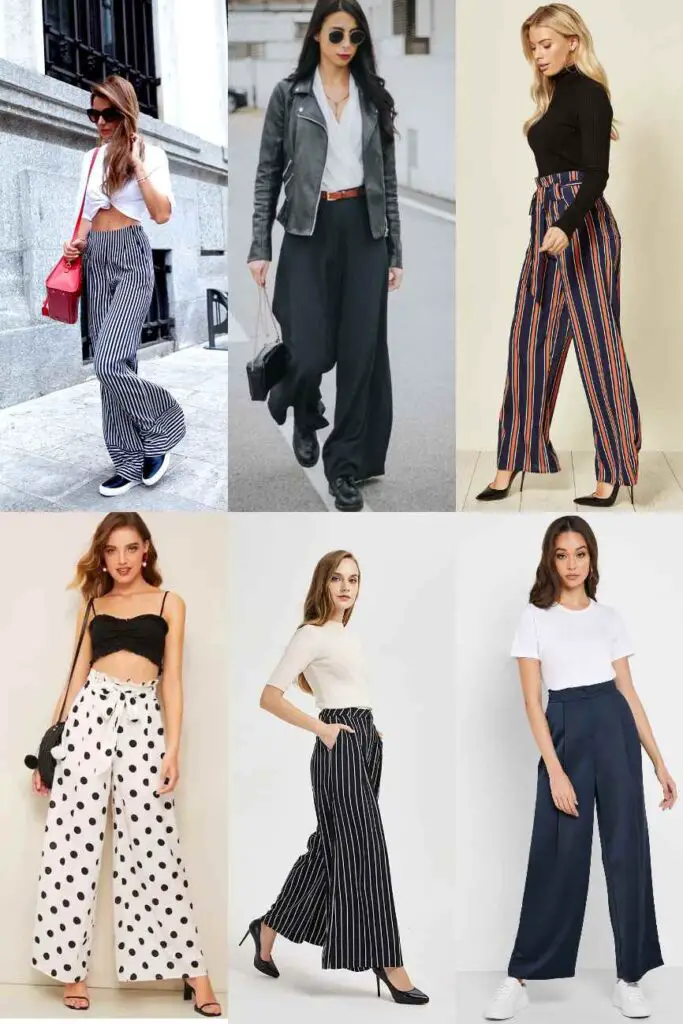 What shoes to wear with palazzo pants in winter