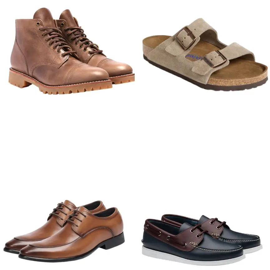 shoes to wear with khaki and polo shirt