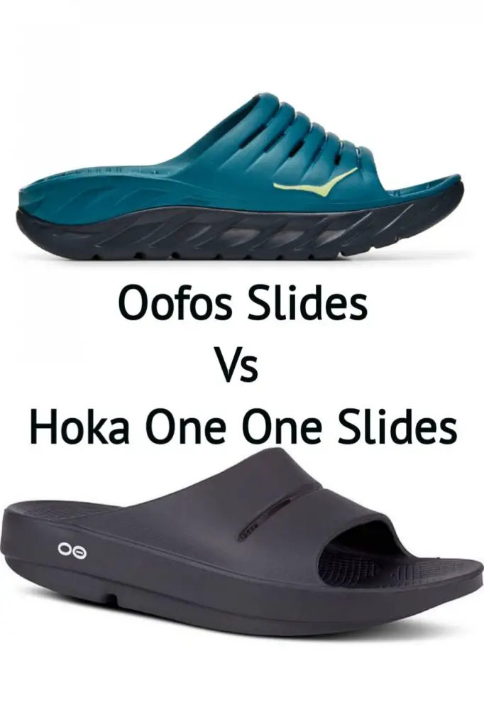 Oofos vs Hoka One One Slides