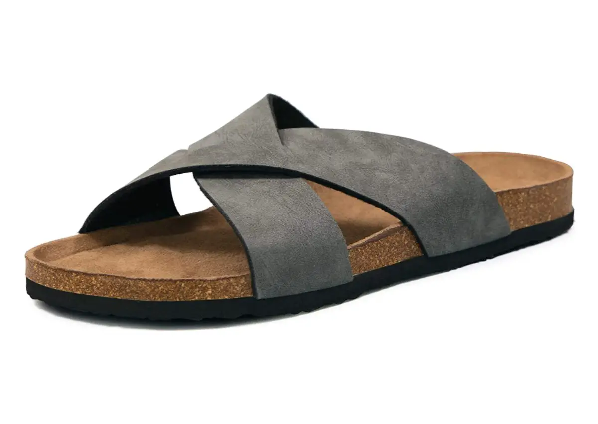 Cork-Latex footbed sandal