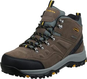 Skechers Men's Relment Pelmo Hiking Boot - Podiatrist-recommended shoes for high arches